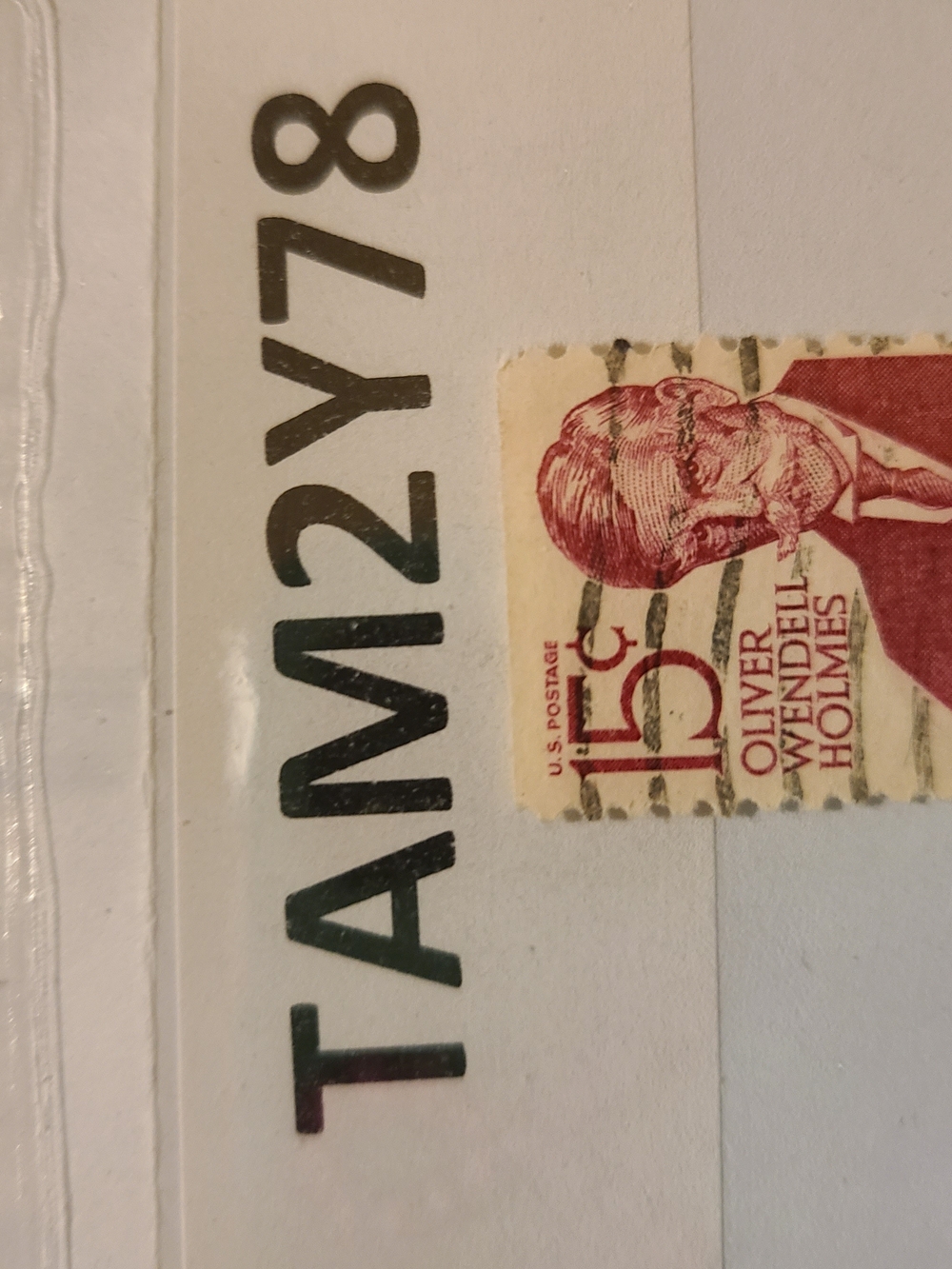 Oliver Wendell Holmes Portrait 15cent Stamp Collectible